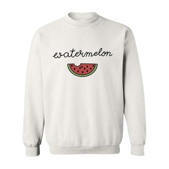 Watermelon Bite Sweatshirt Women -Image by Shutterstock, Female XX-Large