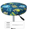 thumbnail image 4 of Naloa Machinery Road Construction Round Bar Stool Cushion Cover 12-14 inch, Fits Kitchen, Office, Restaurant Chairs - 13 inch, 4 of 7