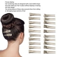 thumbnail image 4 of Pin para seccionar el cabello 100 pinzas para peinar el cabello con pico de pato sin costuras para salón ANGGREK Otros, 4 of 8