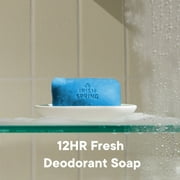 Irish Spring Icy Blast Deodorant Bar Soap for Men, With Flaxseed Oil, 3.7 oz Bar (12 Pack)
