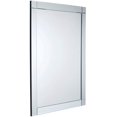 thumbnail image 1 of Hamilton Hills Large Silver Mirror with Squared Corner Frame - 30 x 40 Wall Rectangular Mirror with Beveled Edge - Modern & Classy Accent Decor for Vanity, Bathroom, Hallway or Entry - Hangs, 1 of 6