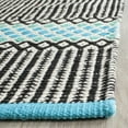 thumbnail image 4 of SAFAVIEH Montauk Varina Geometric Cotton Area Rug, Turquoise/Multi, 3' x 5', 4 of 7