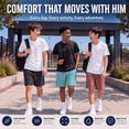 thumbnail image 6 of Essenclo Boys Athletic Shorts, 3 Pack, Dry Fit Basketball Shorts with Pockets for Soccer, Running & Sports, Ages 3-16, 6 of 7