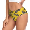 thumbnail image 2 of Fotbe Summer Pineapple Calzones Estampados para Mujer – Ropa Interior de Algodón, Cómoda, Suave y Elástica-Large, 2 of 6