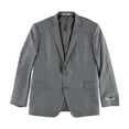 thumbnail image 2 of DKNY Mens Slim Fit Two Button Blazer Jacket, Grey, 48 Regular, 2 of 2