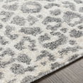 thumbnail image 6 of Hauteloom Liversedge Modern Animal Print Area Rug for Living Room, Bedroom, Dining Room - Bohemain Leopard Print Carpet - Gray, Beige, Ivory - 6' x 9', 6 of 8