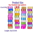 thumbnail image 6 of Washi Tape Glitter Tape Set Decorative Craft Tape for Christmas DIY Decor Planners Gift Wrapping 60 Rolls, 6 of 6