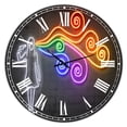 thumbnail image 1 of Designart 'le Côté Obscur de l'Esprit' Grande Horloge Murale Moderne, 1 of 5