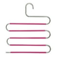 thumbnail image 2 of Zeus Trouser Rack S-Type Non-Slip Stainless Steel Pants Jeans Scarf Clothing Hanger for Wardrobe, 2 of 7