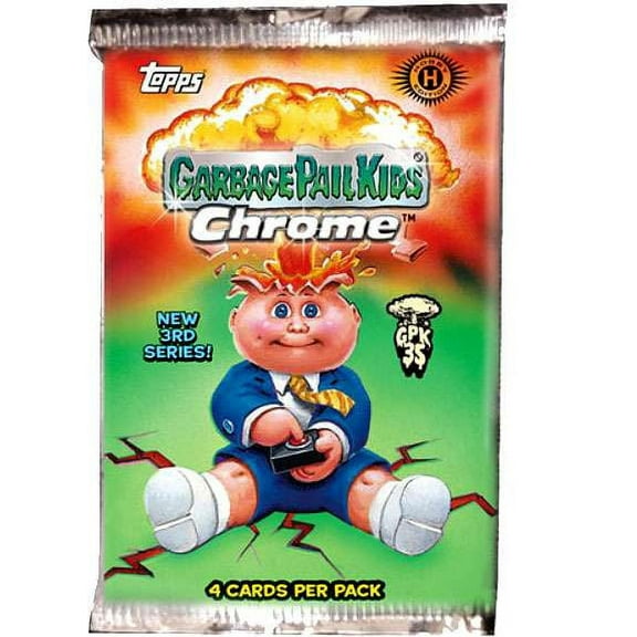 Garbage Pail Kids Topps 2020 Chrome Trading Card HOBBY Pack (4 Cards)