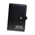 thumbnail image 2 of colaxi PU Leather Notebook Binder Refillable Loose Leaf Money Organiser for Travel Work Black, 2 of 9