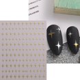 thumbnail image 2 of dianhelloya Shiny Star Nail Art Stickers 3D Ultra-thin Star Decals DIY Manicure Nail Adhesive Decoration, 2 of 6