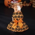 thumbnail image 2 of Halloween Pet Dog Dress Pumpkin Outfit Cute Round Neck Halloween Party Apparel For Small Medium Large Dogs, 2 of 4