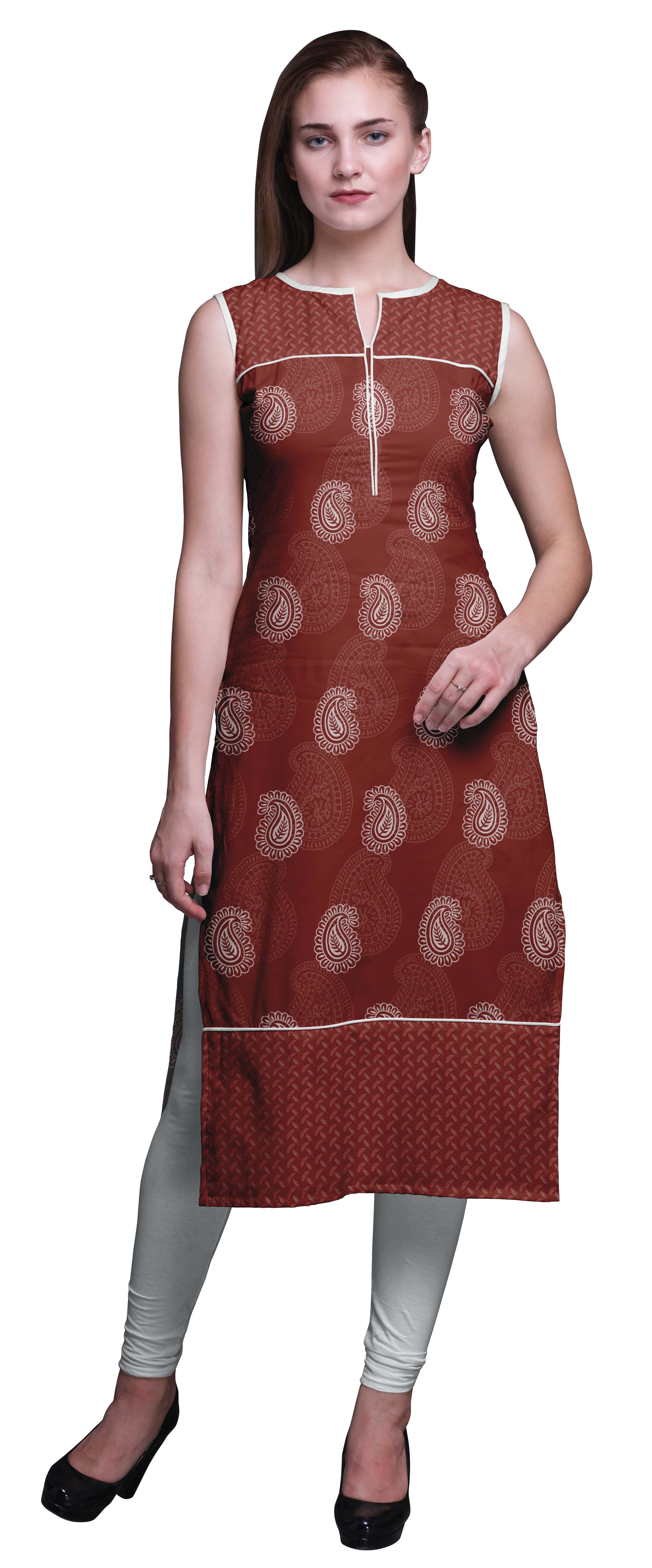 VASTRAMANIAA Women's Cotton Sleeveless Spaghetti Kurta(Mint_Green_Small) :  Amazon.in: Fashion