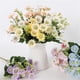 thumbnail image 3 of Ramo de flores artificiales de crisantemo para decoración del hogar, bodas y fiestas. Púrpura, 3 of 9