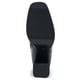 thumbnail image 5 of Botas Aizhenzm de cuero negro con tacón grueso hasta la rodilla para mujer, 5 of 5