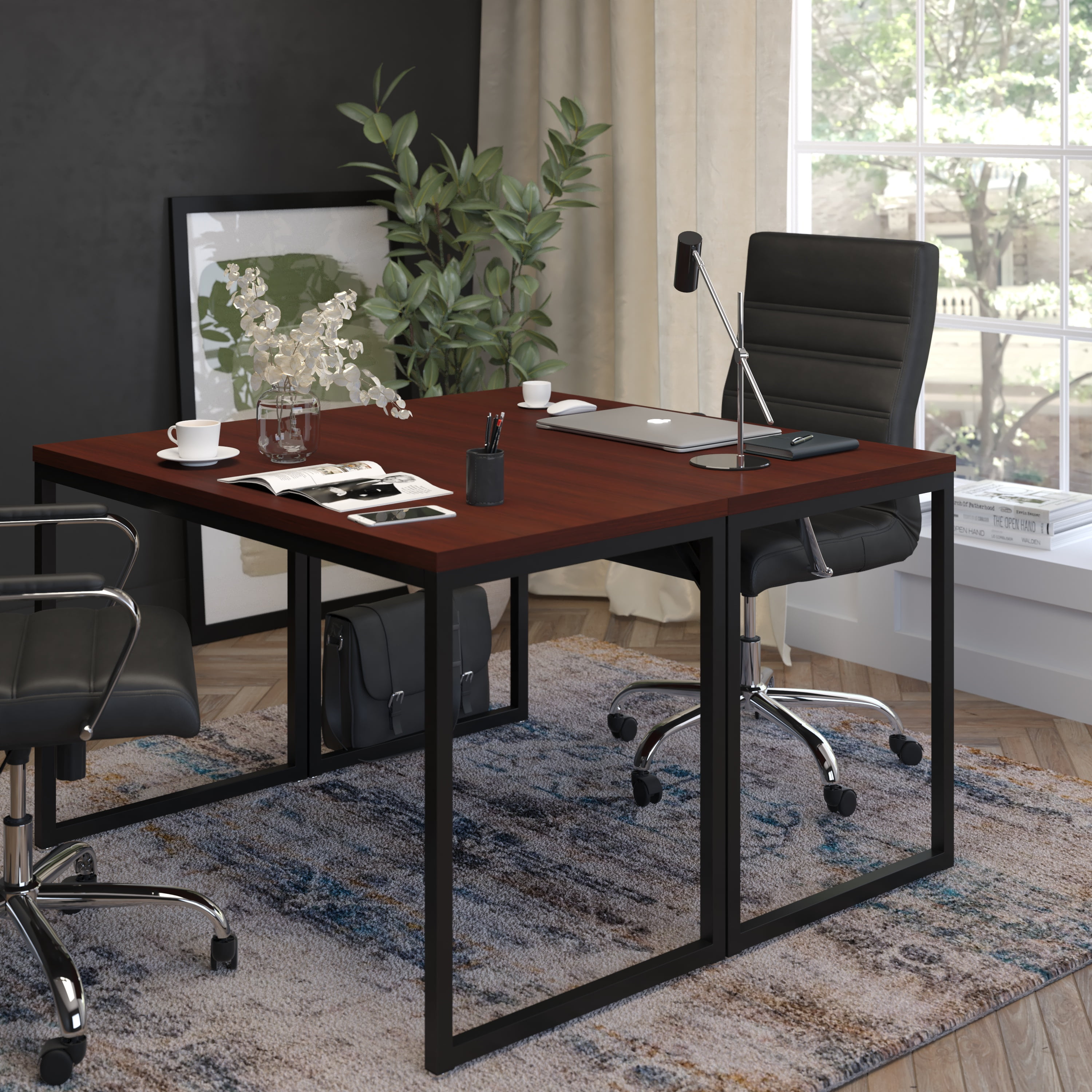 HomeInteriorFurniture is for sale at Squadhelp.com!  Contemporary office  desk, Industrial office furniture, Office furniture modern