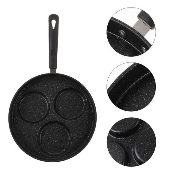 IFANLANDOR Breakfast Skillet Black Iron Non-stick for Families Making Waffles 1Pcs