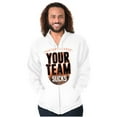 thumbnail image 3 of Your Team Sucks Fantasy Baseball Zip Hoodie Sweatshirt Men Brisco Brands M, 3 of 6