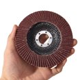 thumbnail image 2 of Sanding Flap Grinding Sanding Angle Grinder Wheel Sand Paper Disc / 5'' 125MM 10, 2 of 5