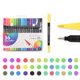 thumbnail image 2 of Teissuly Double Line Pen Color Hand Account Pen Dream Metal Pen Hand-painted 24 Colors Highlighter Marker Pen Teissuly WER202312020729, 2 of 7