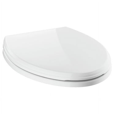 Delta Wycliffe Elongated Standard Close Toilet Seat in White 810901-WH