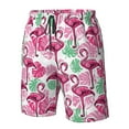 thumbnail image 4 of Logiee Flamingo Print Mens Swim Trunks Quick Dry Board Shorts,Breathable Hawaii Beach Shorts Swimwear Bathing Suits-, 4 of 6