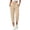 Beige#43, variant on YOIAVAIOY Women's Fleece Joggers Elastic Waist Gym Running Sweatpants with Pockets Navy L