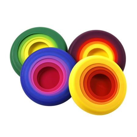 Colored Jars - Farberware Pro Set of 4 Multi Colored Food Huggers