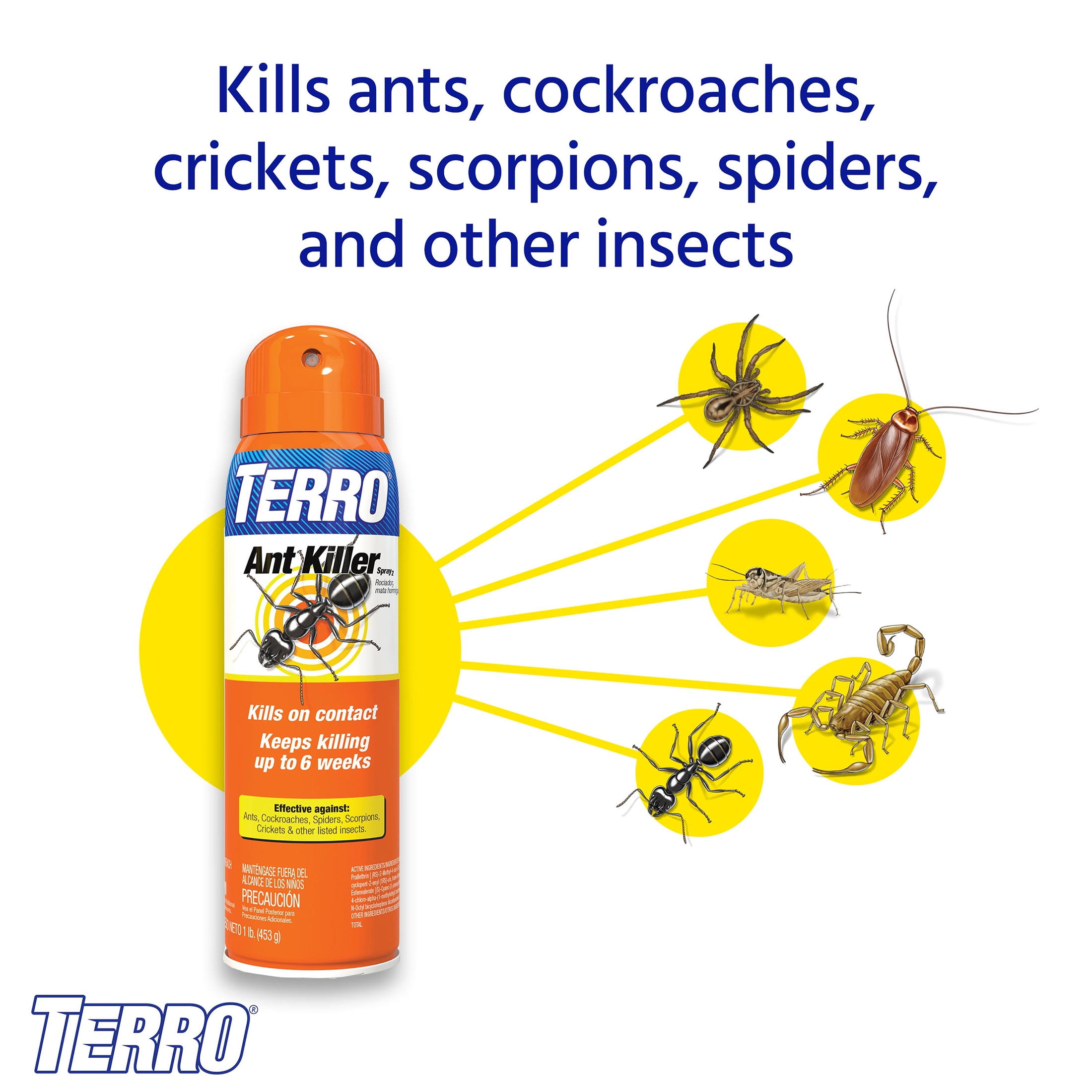 TERRO Ant Killer Aerosol Spray 16 oz - 2 Pack