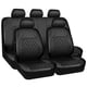 thumbnail image 3 of Venta caliente de alta gama de pu interior de automóvil con 5/2 piezas de cuero acolchado con hilo prensado, fundas de asiento compatibles con airbag, herramientas transpirables, 3 of 5