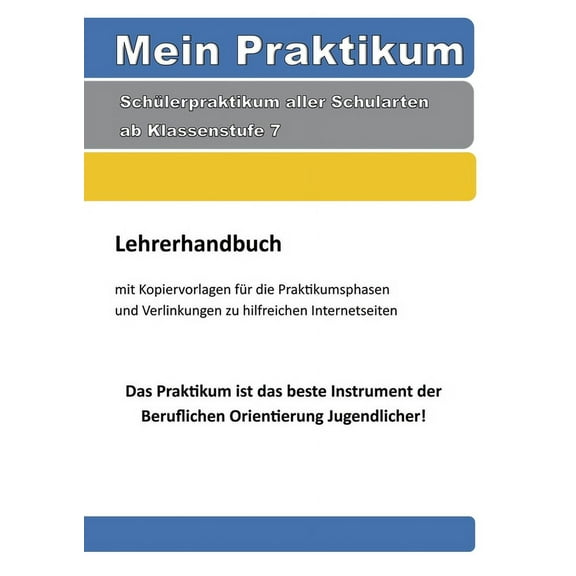 Mein Praktikum: Lehrerhandbuch (Paperback)