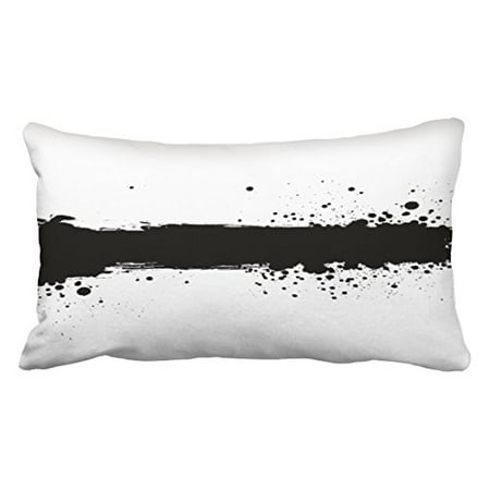 WinHome Retro Black Paint Splatter B W Polyester 40 X 40 Inch Magnificent 30 X 30 Decorative Pillows WinHome Retro Black Paint Splatter B W Polyester 40 X 40 Inch Magnificent 30 X 30 Decorative Pillows