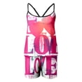 thumbnail image 4 of XIYON Women's Pajama Set Women Printed Camisole And Shorts Home Sleeveless Top Pajamas Casual Sleepwear Comfortable, 4 of 4