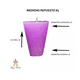 thumbnail image 2 of Veladora Repuesto #3 Colores C/10 (Morado), 2 of 3