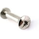 thumbnail image 1 of Tornillos de montaje de unión JM para muebles de cocina 31 mm - 40 mm M4 Acero al Carbono Plata 50 Piezas, 1 of 3
