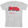 thumbnail image 3 of No Fear "Does Not Play Well with Others" Youth Heather Gray Crew Neck Short Sleeve Tee-Small, 3 of 4