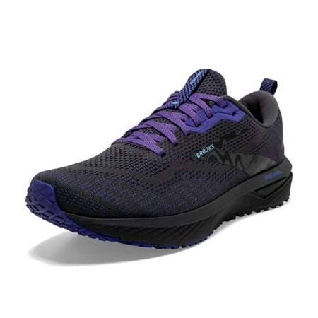 Brooks Men’s Revel 6 Neutral Running Shoe - Black/Ebony/Liberty - 13 Medium