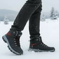 thumbnail image 5 of Ecetana Snow Boots for Men Winter Warm Ankle Boots Non-Slip Waterproof Outdoor Hiking Shoes, 5 of 6