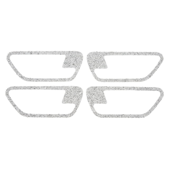 Intérieur Bol Garniture Autocollant, 4 Pcs Strass à l'Intérieur de la Porte Bol Garniture Strass à l'Intérieur de la Porte Couvre la Performance Solide
