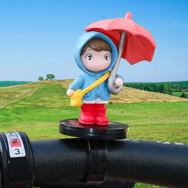 Estatua Decorativa de Bicicleta perfecl Azul PVC 4,5 cm