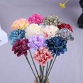 thumbnail image 4 of 5/10/20 piezas de minicabezales de flores de hortensia artificiales para manualidades, claveles, fiestas, hogar, habitación, boda, Navidad, decoración de coronas DIY, 4 of 5
