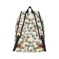 thumbnail image 3 of Daiia Hawaiian Style Vintage Canvas Backpack for Men and Women ,Hiking Backpack,Travel Laptop Bag for School,Large Capacity Backpack, 3 of 8