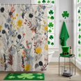 thumbnail image 5 of Shower Curtain, Retro Wildflower Autumn Floral Waterproof Shower Curtain Set with Hooks for Bathroom Showers,Stalls and Bathtubs,36x72In Pastoral Flower Botanical, 5 of 9
