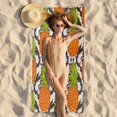 thumbnail image 4 of Yibo Pineapple Beach Towel Super Absorbent Quick Dry Sandproof for Men Women Travel Bath Swimming Outdoors, 4 of 8
