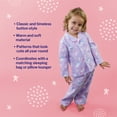 thumbnail image 6 of Wildkin Kids Flannel Button Down Pajamas for Boys and Girls (Unicorn Purple, Size 2T), 6 of 7