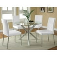 thumbnail image 3 of Coaster Vance Upholstered Faux Leather Dining Chairs in White, 3 of 6