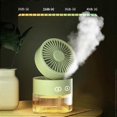 thumbnail image 4 of Portable Fan - Portable Misting Fan, USB, Light, 350ml, 3 Speeds, Multi-Use, 4 of 5