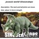 thumbnail image 3 of Modelo de dinosaurio TOMY original Jurassic World conmemora los juguetes para niños Tyrannosaurus Velociraptor carnotaurus circundantes, 3 of 5
