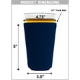 thumbnail image 3 of I Peed in the Pool Pint Glass Coolie (Gray), 3 of 3